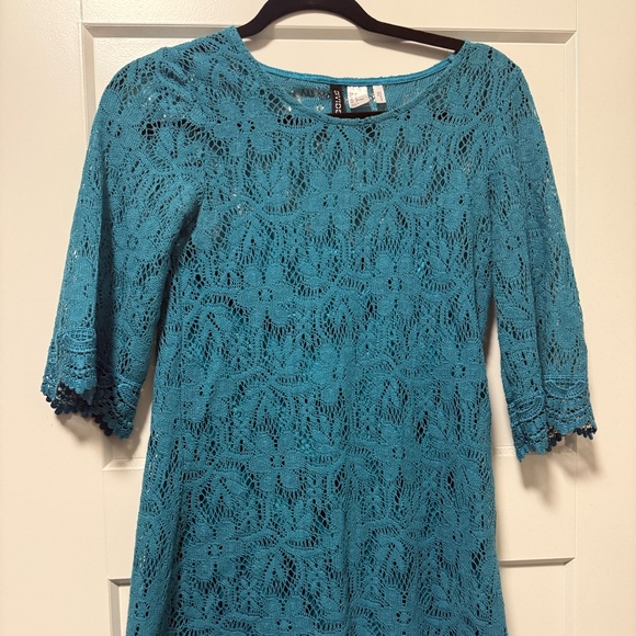 Cotton Lace Tunic Dress - Picture 1 of 3